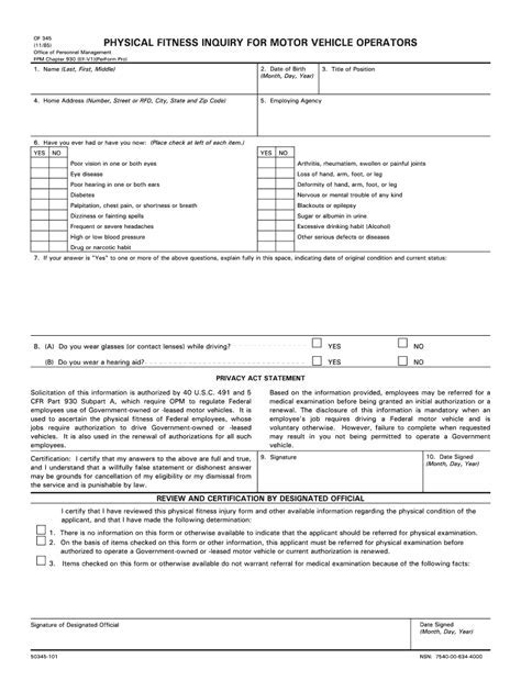 5 Ways To Fill Out Dd Form 345 Correctly