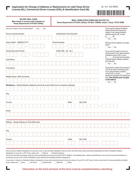 5 Ways To Fill Out Dl-64 Form Texas