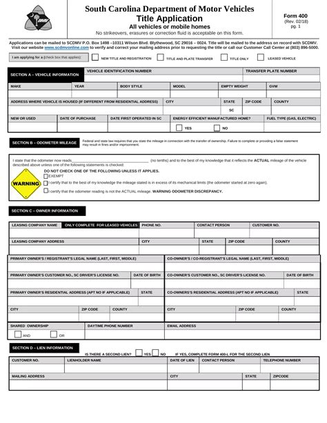 5 Ways To Fill Out Dmv Form 400 Correctly