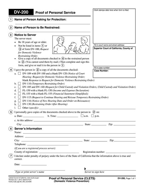 5 Ways To Fill Out Dv 200 Form Successfully