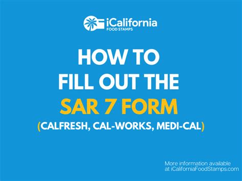 5 Ways To Fill Out Ebt Sar 7 Form Correctly