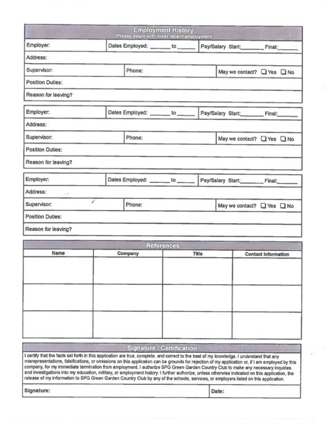 5 Ways To Fill Out Employment Application Form Std678