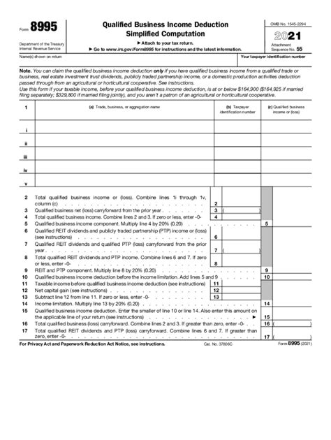 5 Ways To Fill Out Federal Form 8995