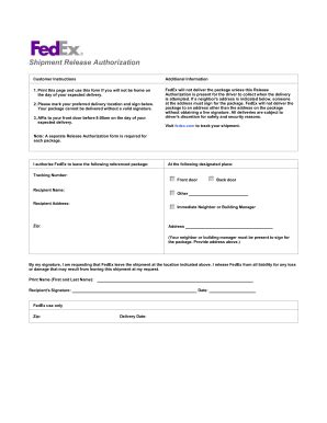 5 Ways To Fill Out Fedex Door Tag Form