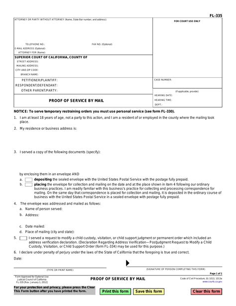 5 Ways To Fill Out Fl-335 Form Correctly