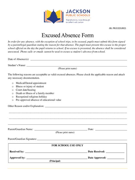 5 Ways To Fill Out Fordham Excused Absence Form