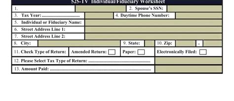 5 Ways To Fill Out Form 525-Tv Correctly