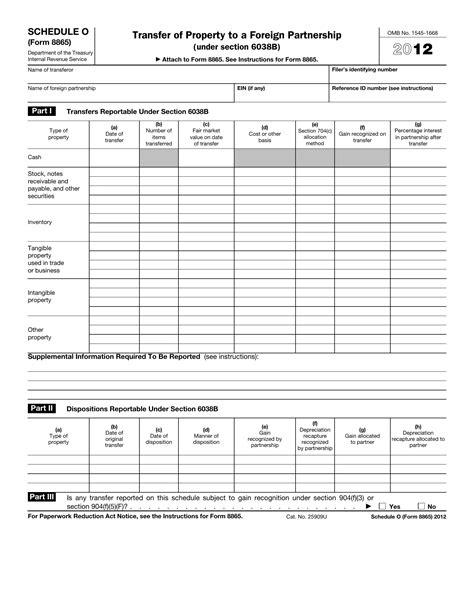 5 Ways To Fill Out Form 8865 Schedule O