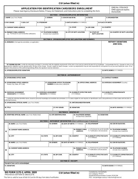 5 Ways To Fill Out Form Dd1172-2 Correctly