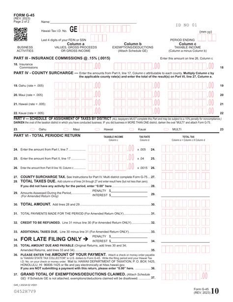 5 Ways To Fill Out Form G-45 Hawaii Tax