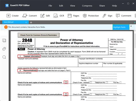 5 Ways To Fill Out Form M-2848 Correctly