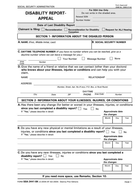 5 Ways To Fill Out Form Ssa 3441 Correctly