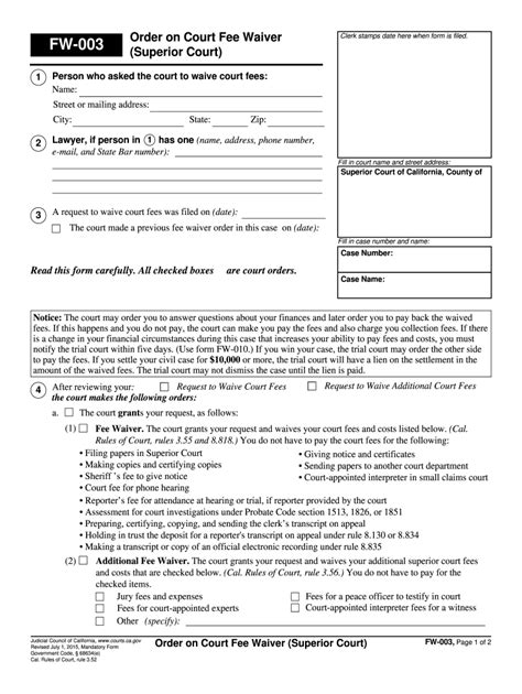 5 Ways To Fill Out Fw-003 Form Correctly