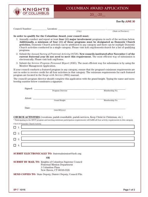 5 Ways To Fill Out Kofc Form 365