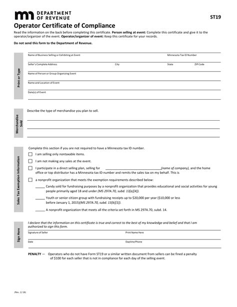 5 Ways To Fill Out Minnesota St19 Form Correctly