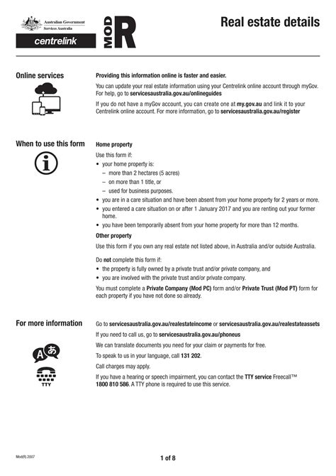 5 Ways To Fill Out Mod R Form Centrelink