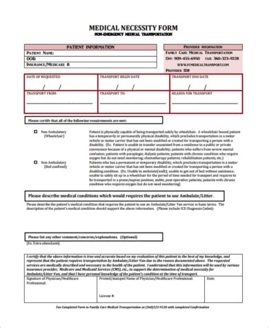 5 Ways To Fill Out Modivcare Medical Necessity Form