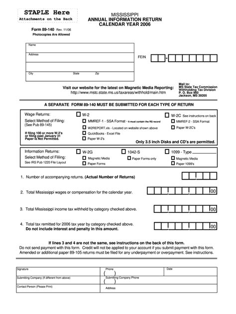 5 Ways To Fill Out Ms Form 89-140 Correctly