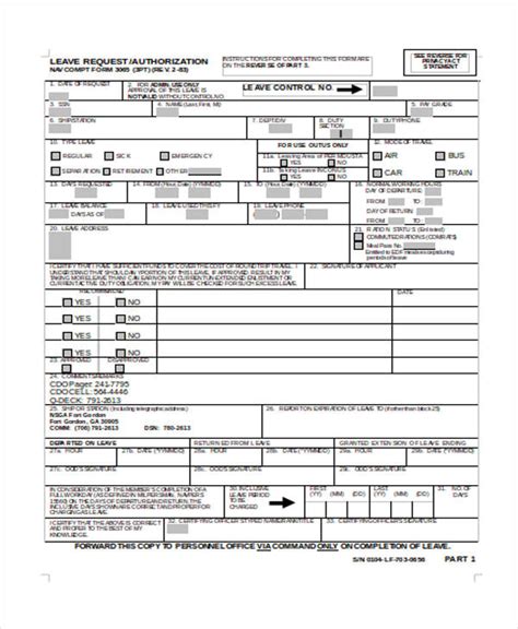 5 Ways To Fill Out Navy Leave Form Correctly