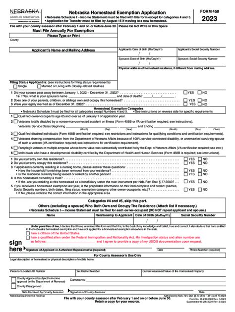 5 Ways To Fill Out Nebraska Form 458 Correctly