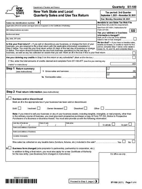 5 Ways To Fill Out New York Sales Tax Form