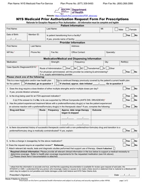 5 Ways To Fill Out Ny Medicaid Authorization Form