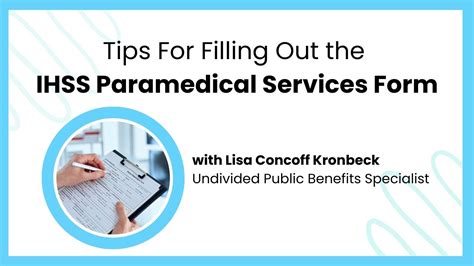 5 Ways To Fill Out Paramedical Form For Ihss