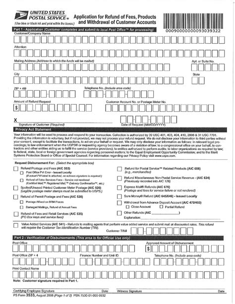 5 Ways To Fill Out Ps Form 3533 Usps