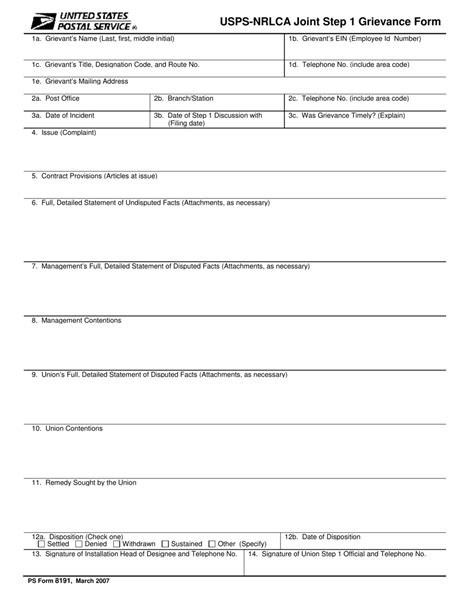 5 Ways To Fill Out Ps Form 8191