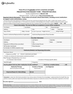 5 Ways To Fill Out Rxb Prompt Pa Form Correctly