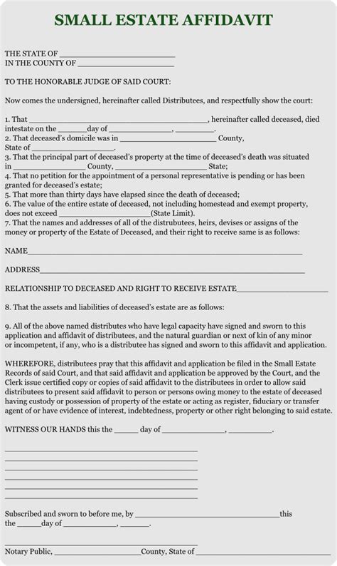 5 Ways To Fill Out Small Estate Affidavit California Form