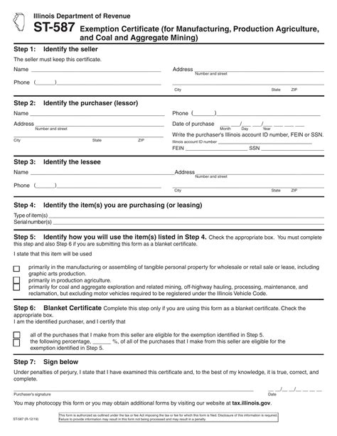 5 Ways To Fill Out St-587 Blank Form Correctly