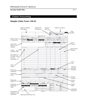 5 Ways To Fill Out Ub-04 Form For Aflac Claims