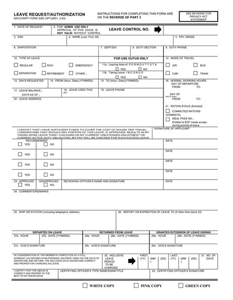 5 Ways To Fill Out Us Army Leave Form