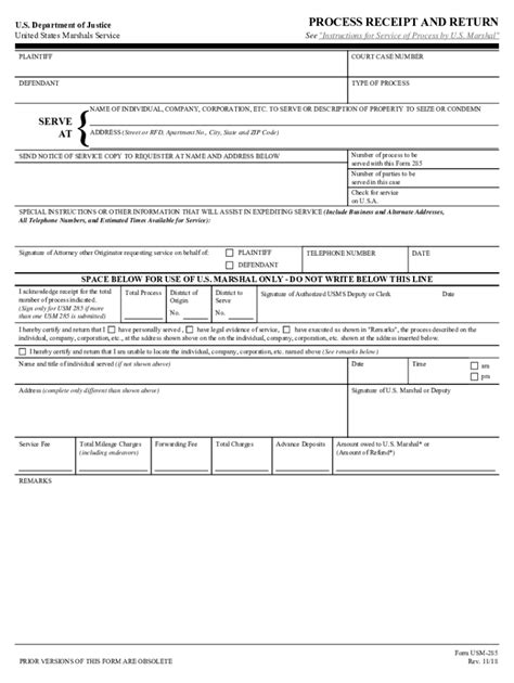 5 Ways To Fill Out Usm 285 Form Correctly