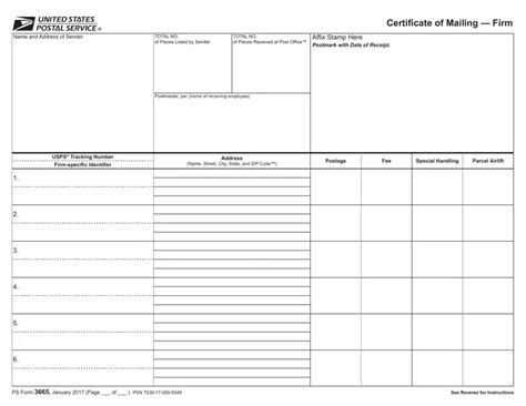 5 Ways To Fill Out Usps Form 3665 Correctly