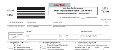 5 Ways To Fill Out Utah Tc-40 Form Correctly