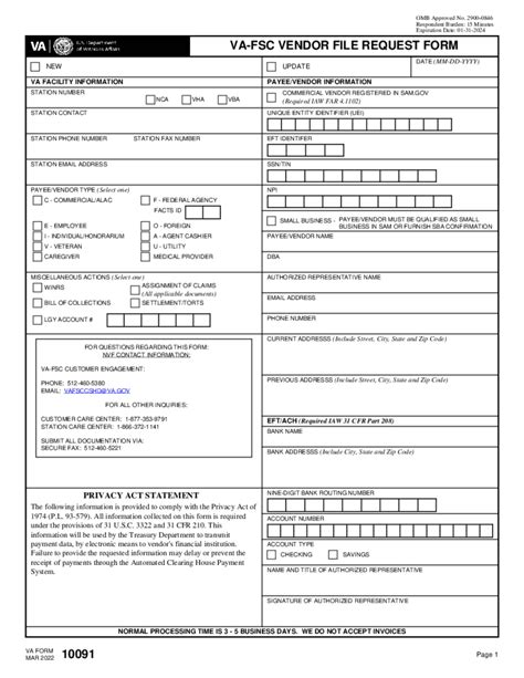 5 Ways To Fill Out Va Form 10091 Online