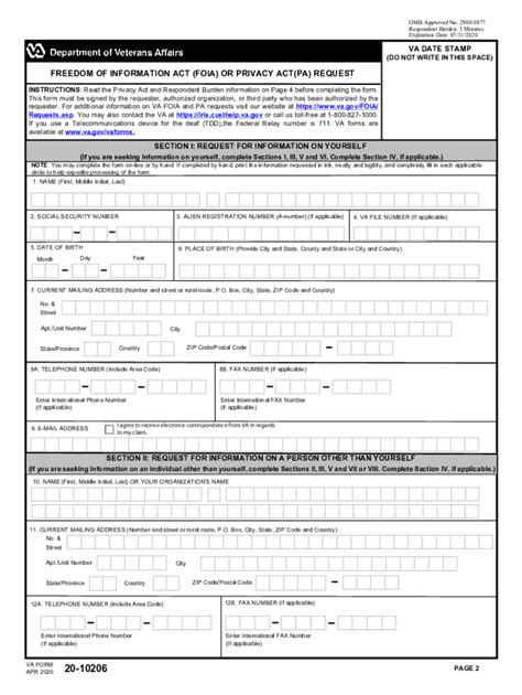 5 Ways To Fill Out Va Form 20-896