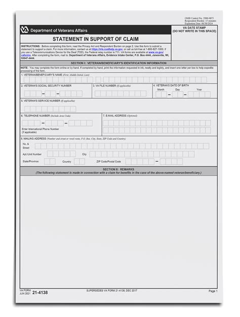 5 Ways To Fill Out Va Form 4138 Correctly