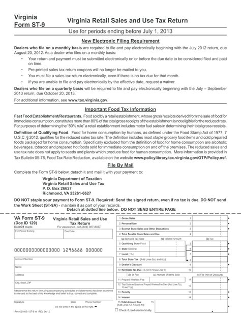 5 Ways To Fill Out Va St-9 Form Correctly