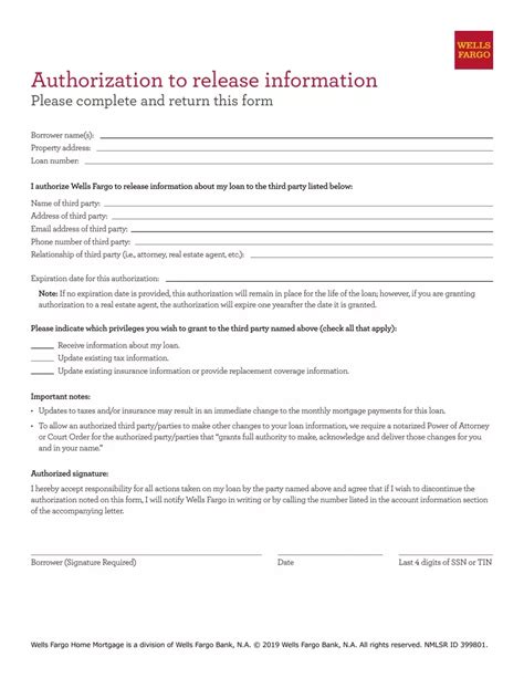 5 Ways To Fill Out Wells Fargo Authorization Form