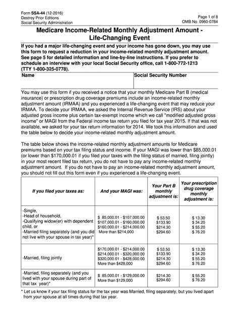 5 Ways To Fill Ssa-44 Form Correctly