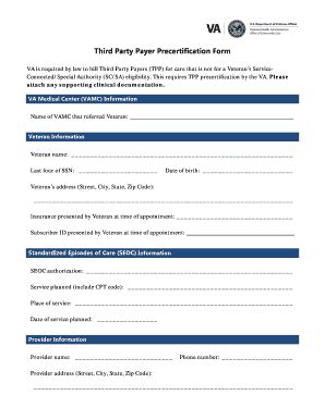 5 Ways To Fill Va Third Party Form Correctly