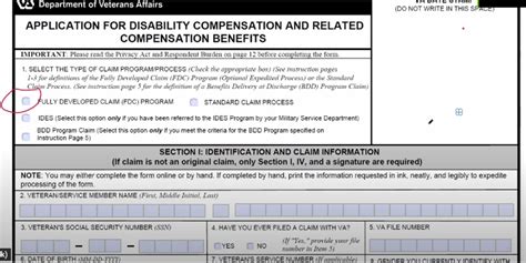 5 Ways To Fill Veterans Disability Claim Form