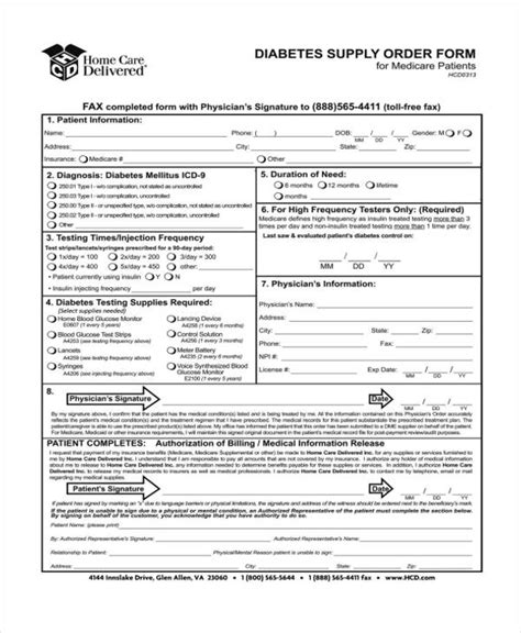 5 Ways To Fill Walgreens Diabetic Supplies Form