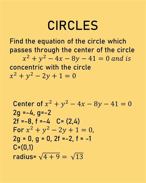 5 Ways To Find Circles General Form