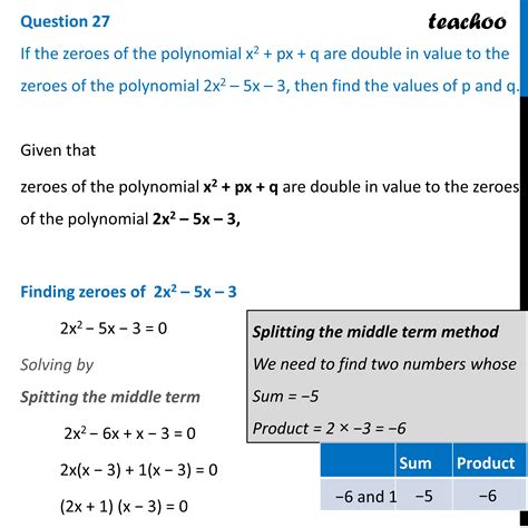 5 Ways To Form A Polynomial With Given Zeros