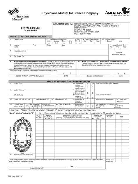 5 Ways To Get A Free Ada Dental Claim Form