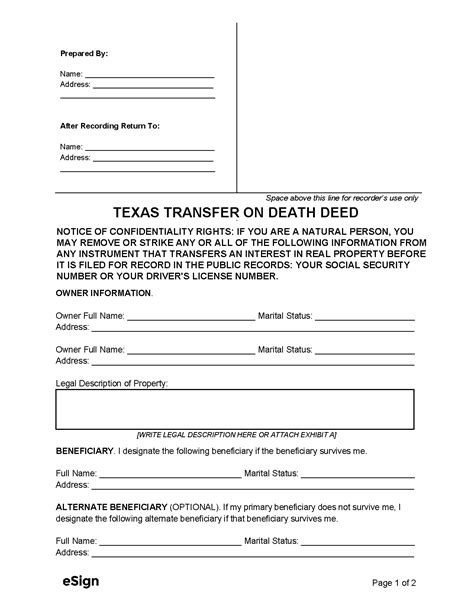 5 Ways To Get A Free Texas Deed Transfer Form